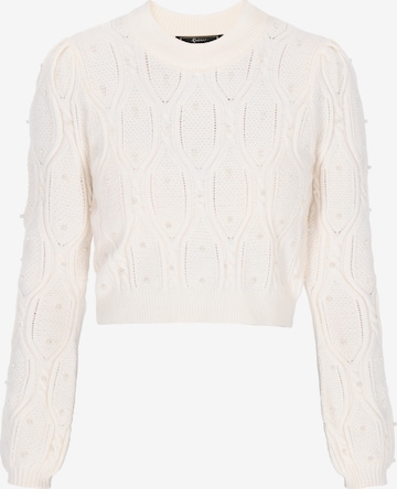 Pull-over 'Fashion Look' faina en blanc : devant