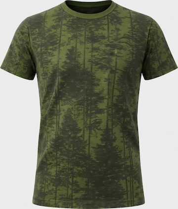 PANTONECLO Shirt 'Pantoneclo Men’s Crew Neck Short Sleeve T-Shirt' in Groen: voorkant