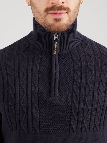 Only & Sons - Jersey 'ONSRHETT' en azul