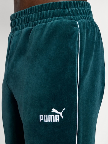 PUMA Regular Broek 'ESS' in Groen
