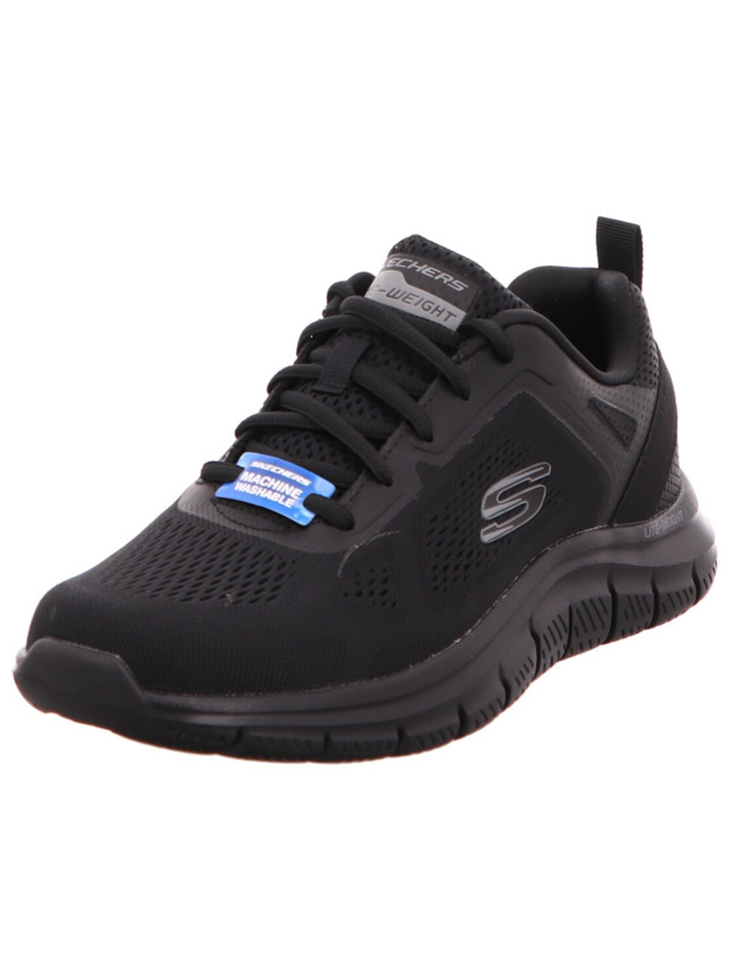 SKECHERS Veterschoen in Zwart: voorkant