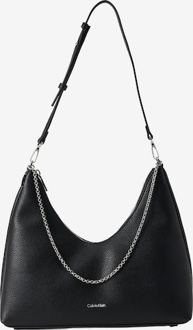 Sac bandoulière Calvin Klein en noir : devant