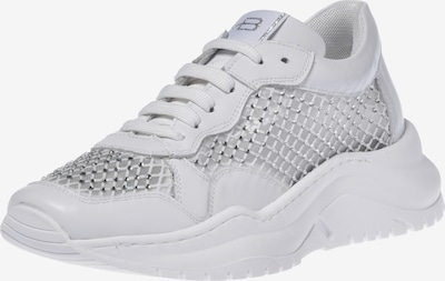 Baldinini Sneakers laag in de kleur Zilver / Wit, Productweergave
