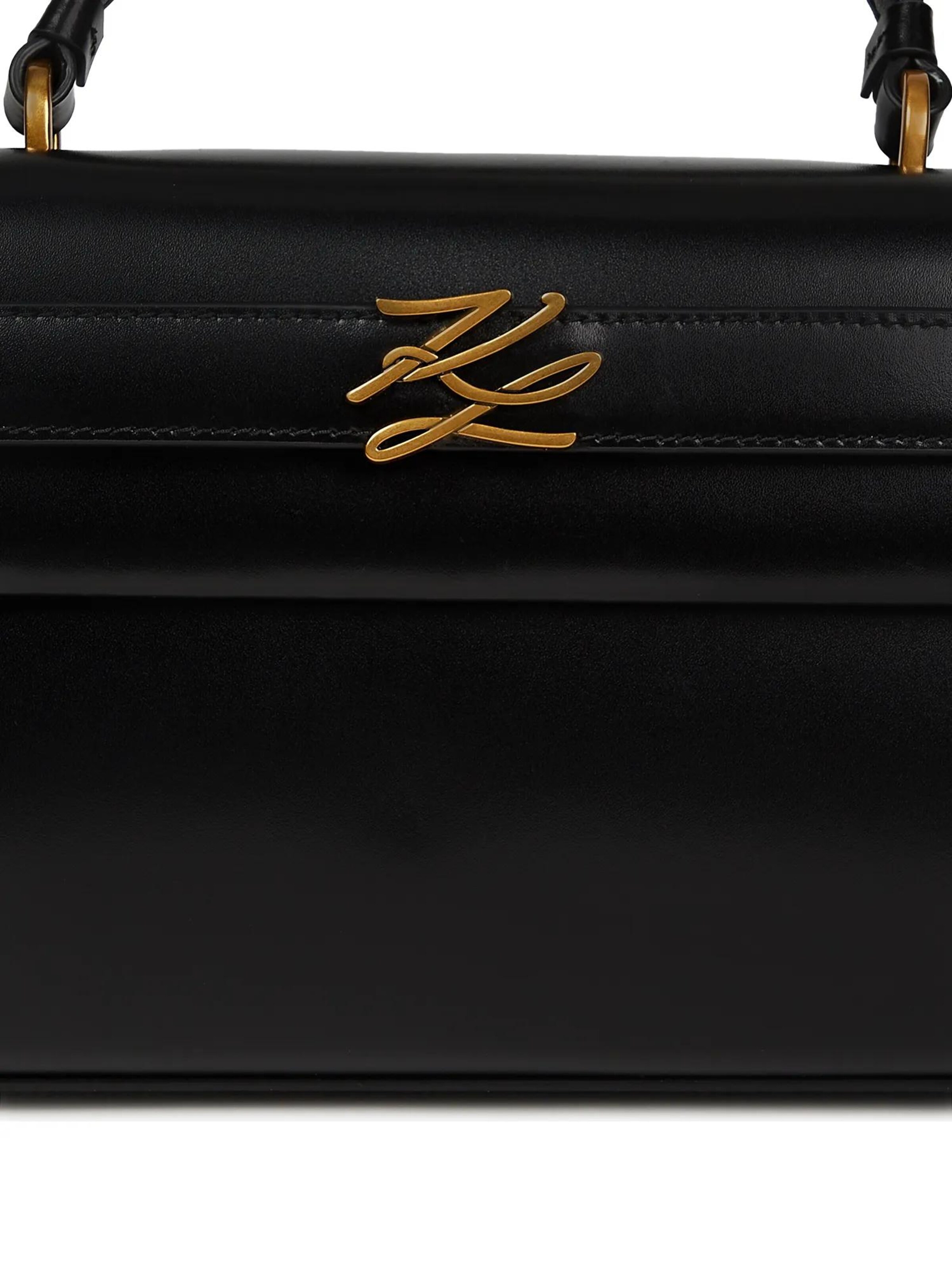 Karl Lagerfeld Pisemska torbica 'K/Autograph' | črna barva