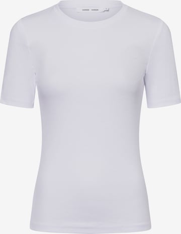 Samsøe Samsøe T-Shirt ' Saalexo ' in Weiß: Vorderseite