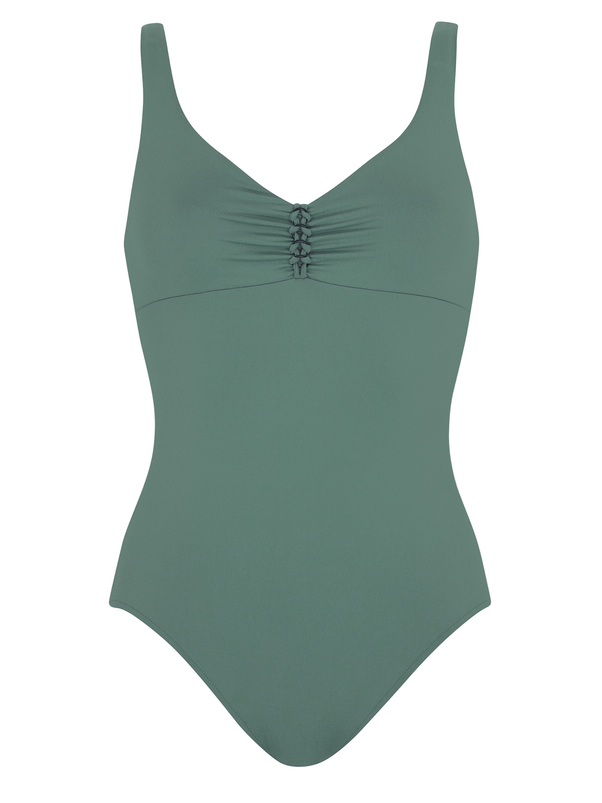 SUNFLAIR Bustier Badpak in Groen: voorkant