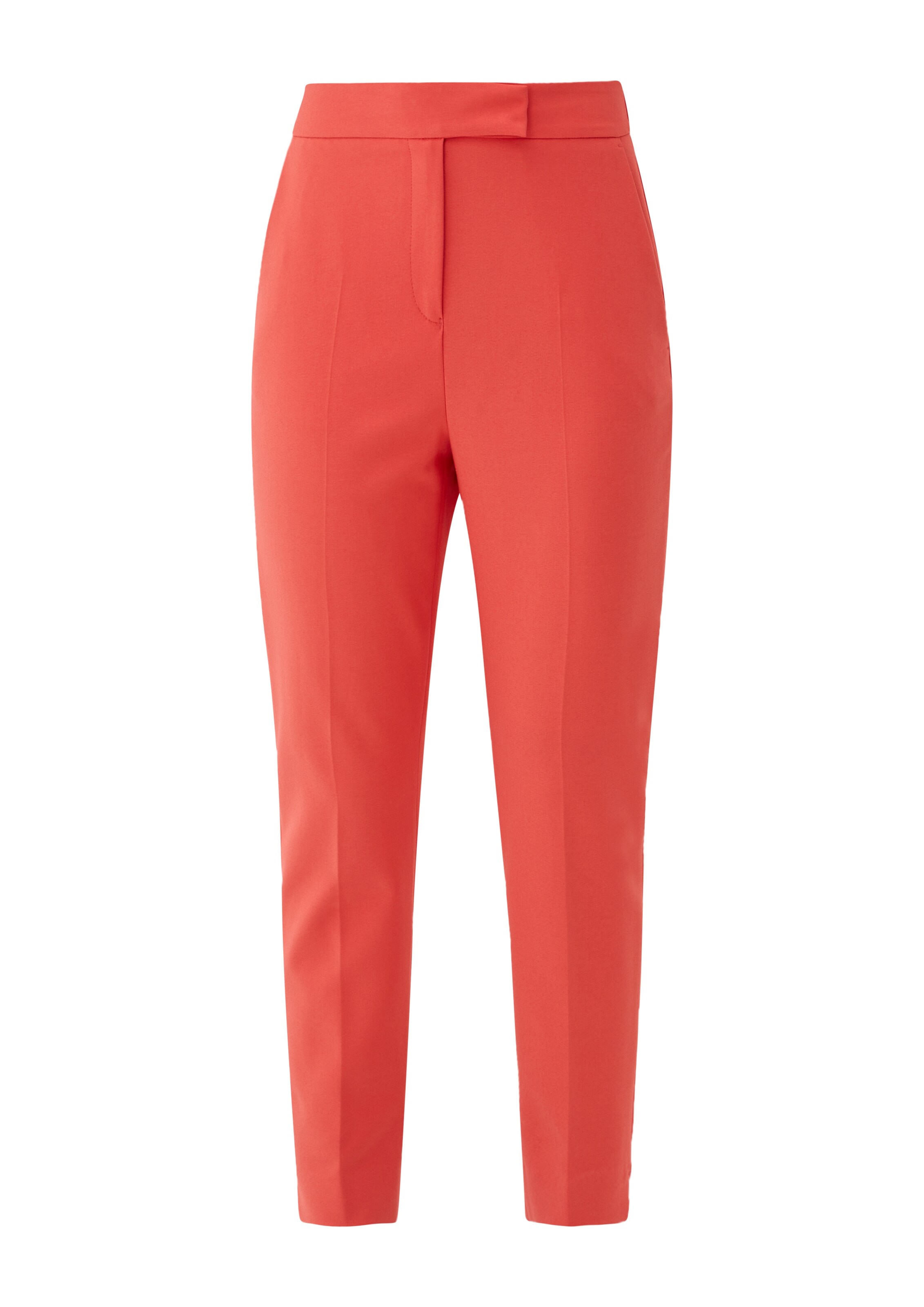 Coupe slim Pantalon à plis s.Oliver BLACK LABEL en rouge : devant