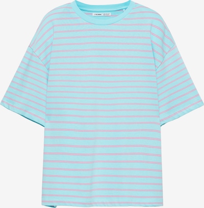 Pull&Bear Majica veličine XS u nebesko plava / svijetloroza, Pregled proizvoda