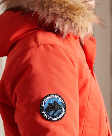 Parka d’hiver 'Everest' Superdry en orange