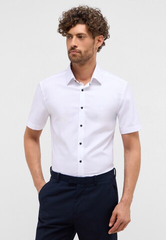 ETERNA Slim fit Business shirt in White: front