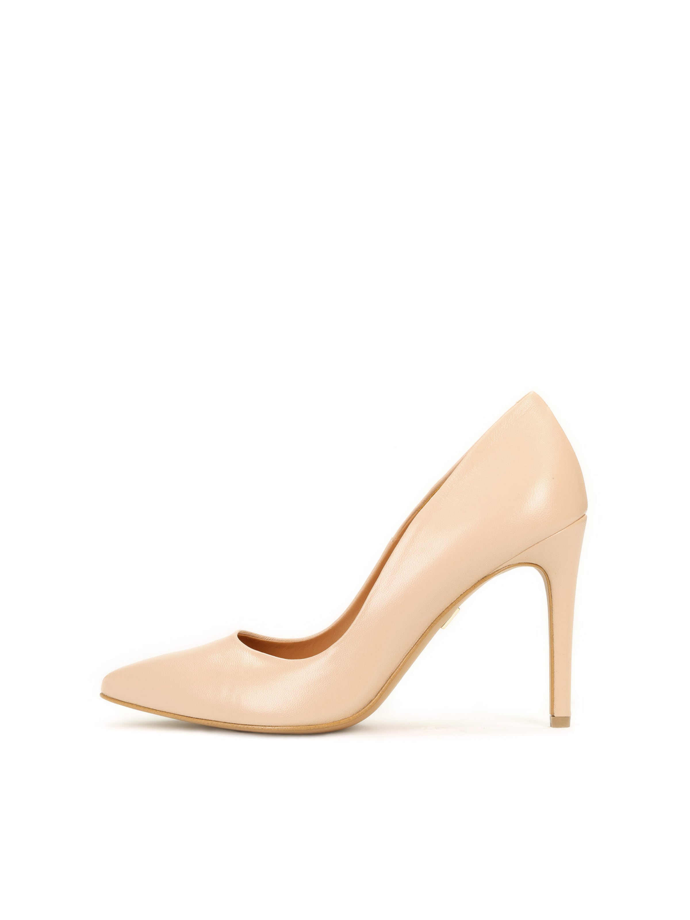 Kazar - Zapatos con plataforma en beige: frente