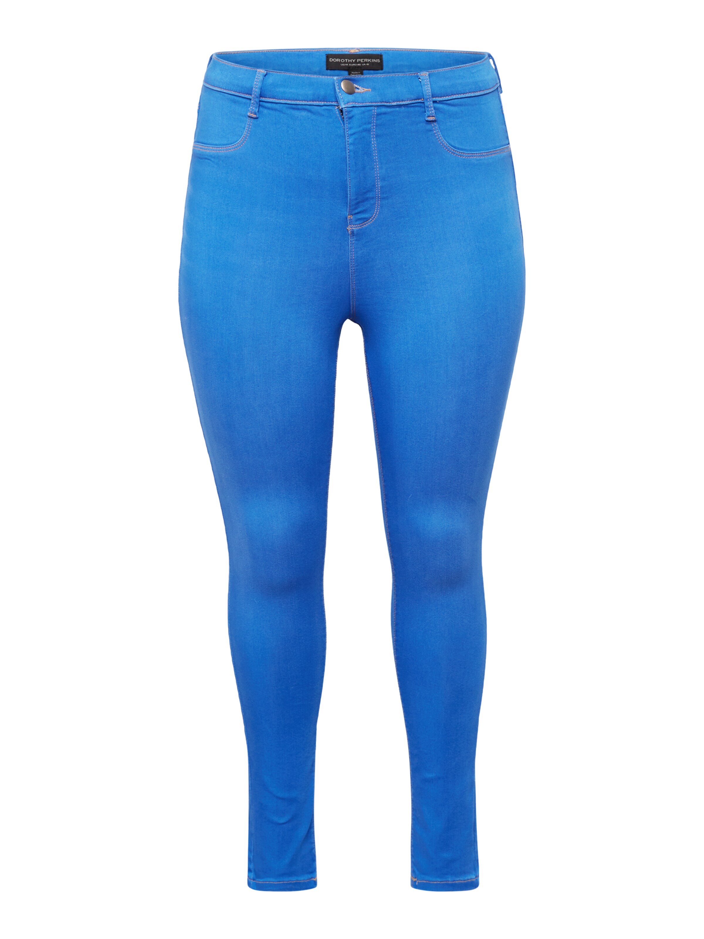 Dorothy Perkins Curve Skinny Jeans 'Frankie' in Blue: front
