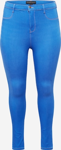 Dorothy Perkins Curve Skinny Jeans 'Frankie' in Blue: front