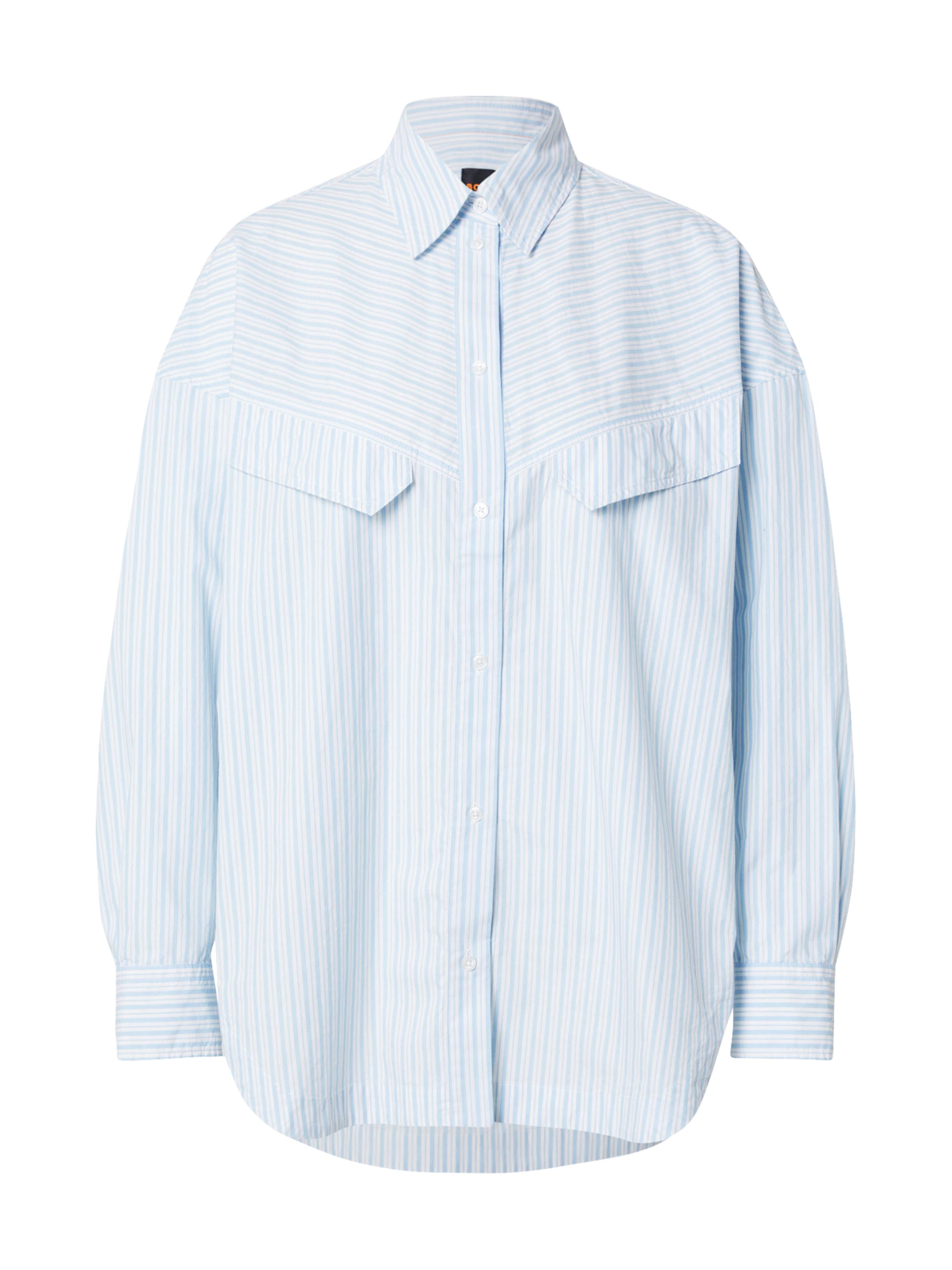 Bluză 'C_Bostaffa_1' de la BOSS pe albastru: față