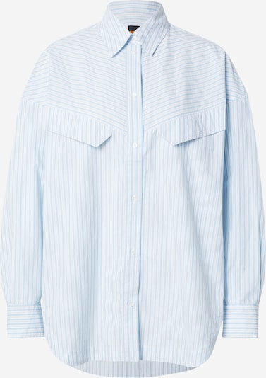 Palaidinė 'C_Bostaffa_1' iš BOSS, spalva – šviesiai mėlyna / balta, Prekių apžvalga