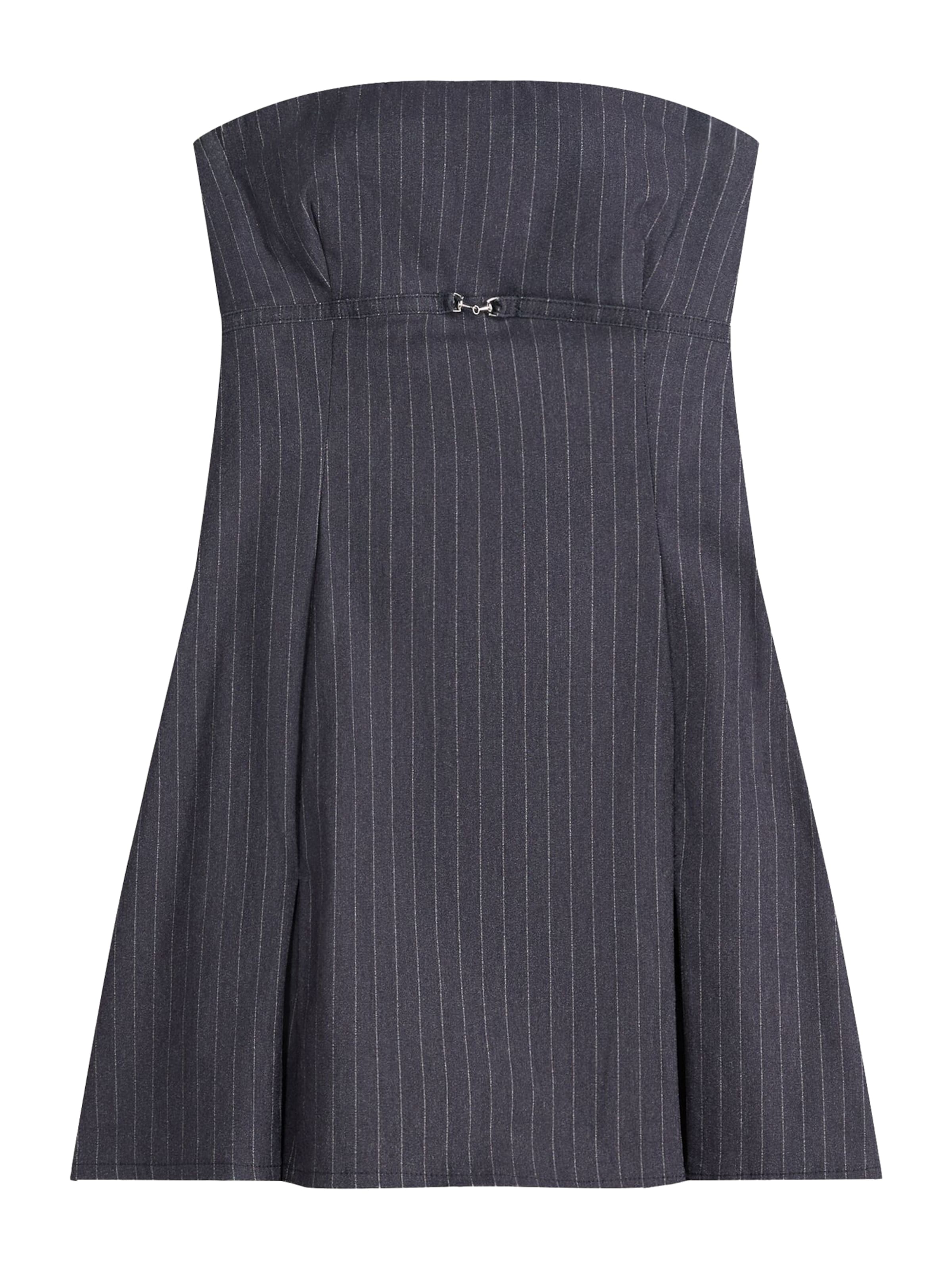 Bershka Рокля в синьо: отпред