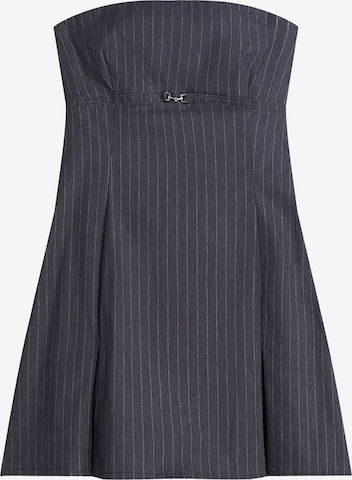 BershkaHaljina - plava boja: prednji dio