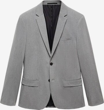 Coupe slim Veste de costume 'Paulo' MANGO MAN en gris : devant