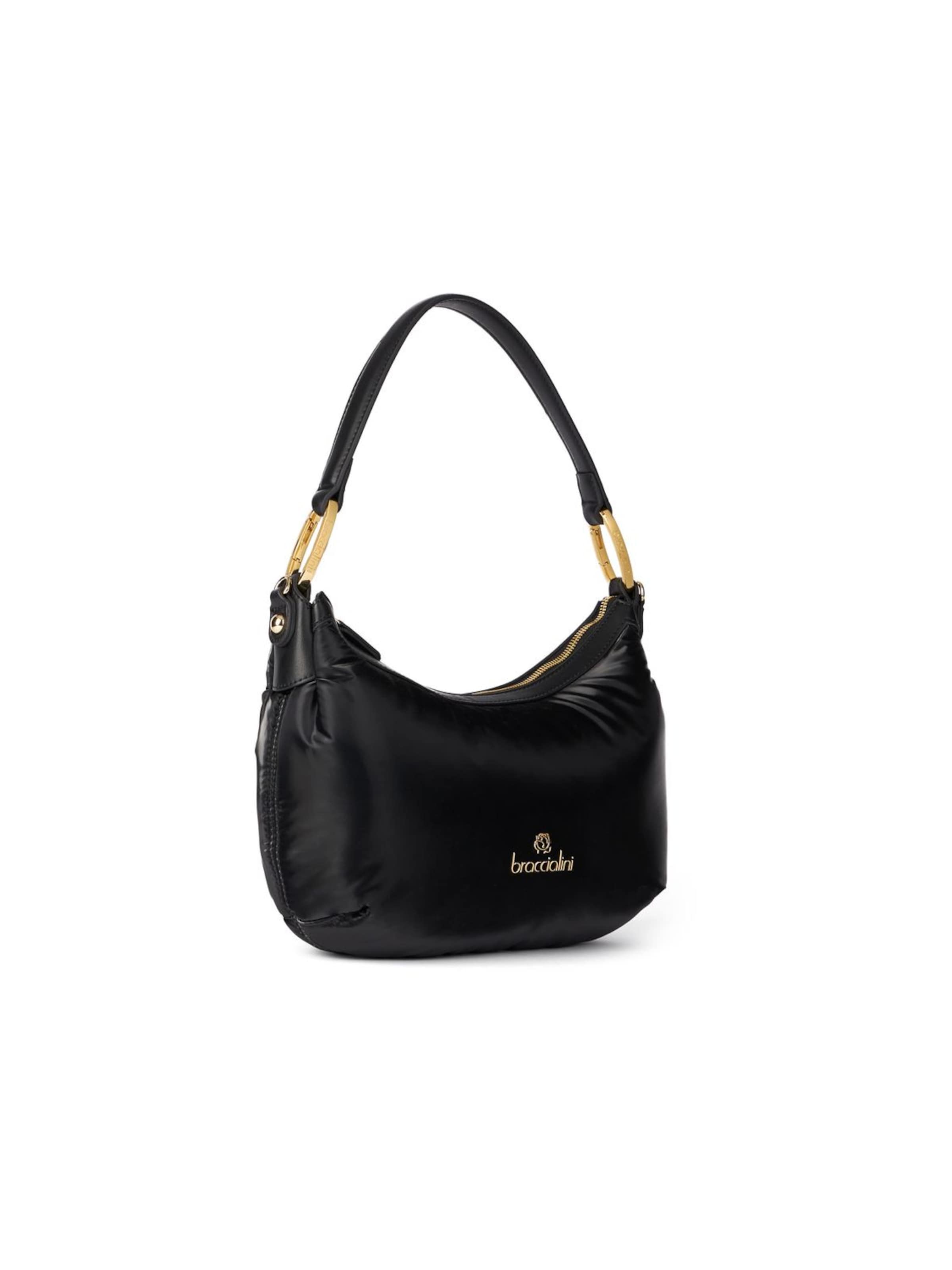 Braccialini Schultertasche 'Beth Puffy'‌ in Schwarz