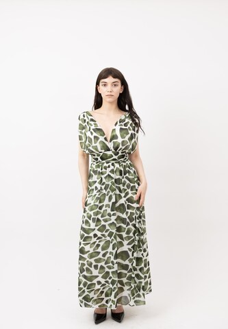 Elara Kleid in Grün: Vorderseite