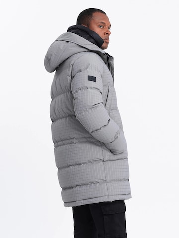 Ombre Winter jacket 'OM-Jalj-0201' in Grey