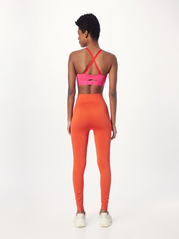 Skinny Pantaloni sport 'Seamless' de la ADIDAS PERFORMANCE pe portocaliu