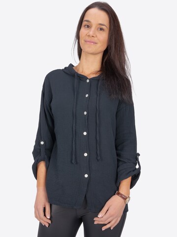 Seasons of April Bluse 'Camila' in Schwarz: Vorderseite