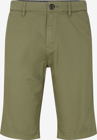 Regular Pantalon chino TOM TAILOR en vert : devant