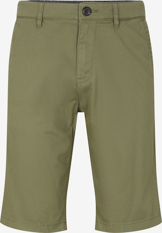 TOM TAILOR Regular Chino Pants in Green: front