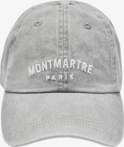 Pull&Bear Šilterica 'MONTMATRE PARIS' veličine 55-60 u siva / bijela, Pregled proizvoda