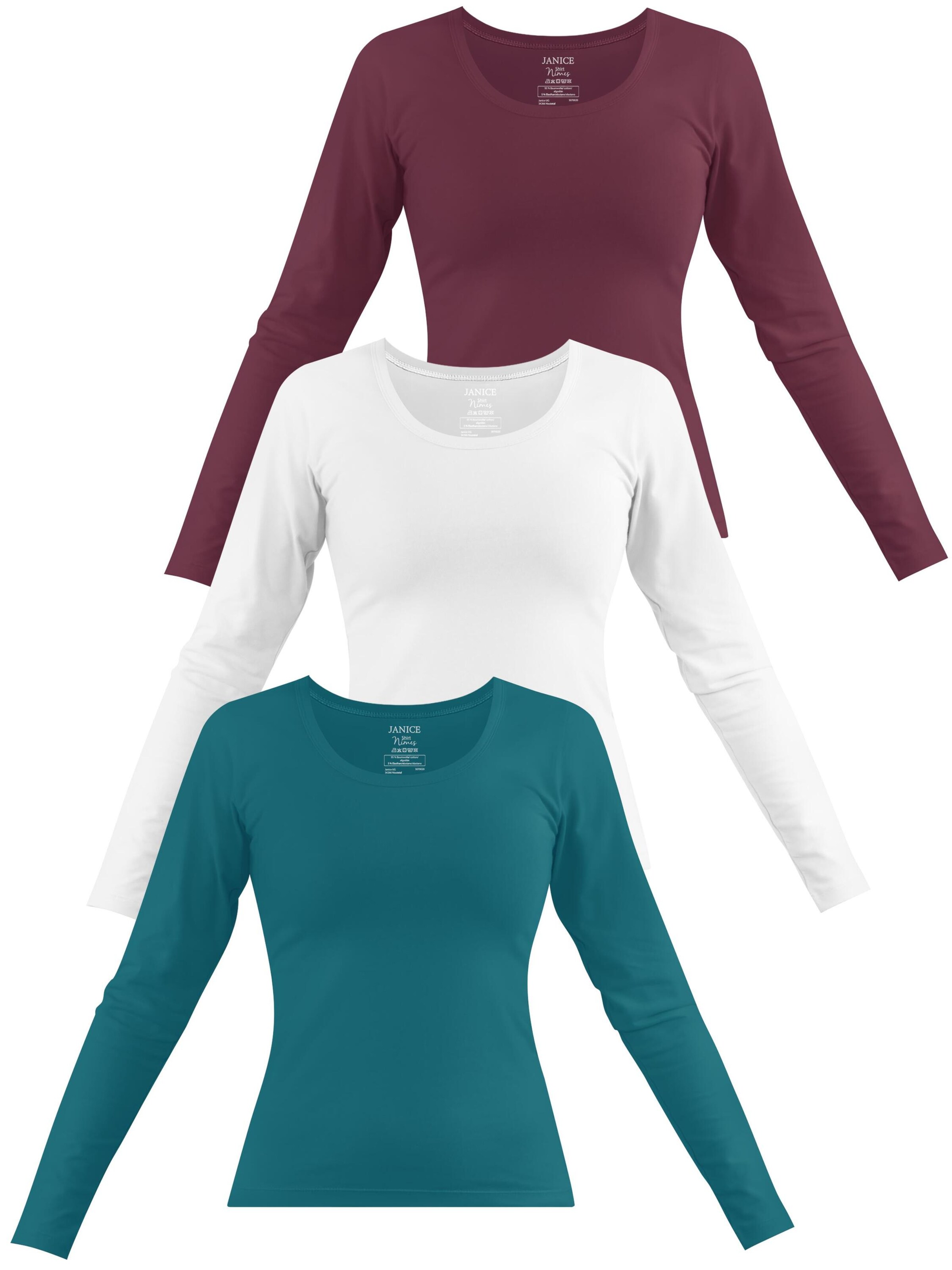 T-shirt 'Nimes' Janice en multicouleur : devant