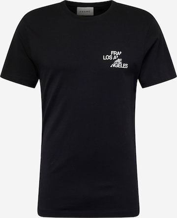 melns FRAME T-Krekls: no priekšpuses