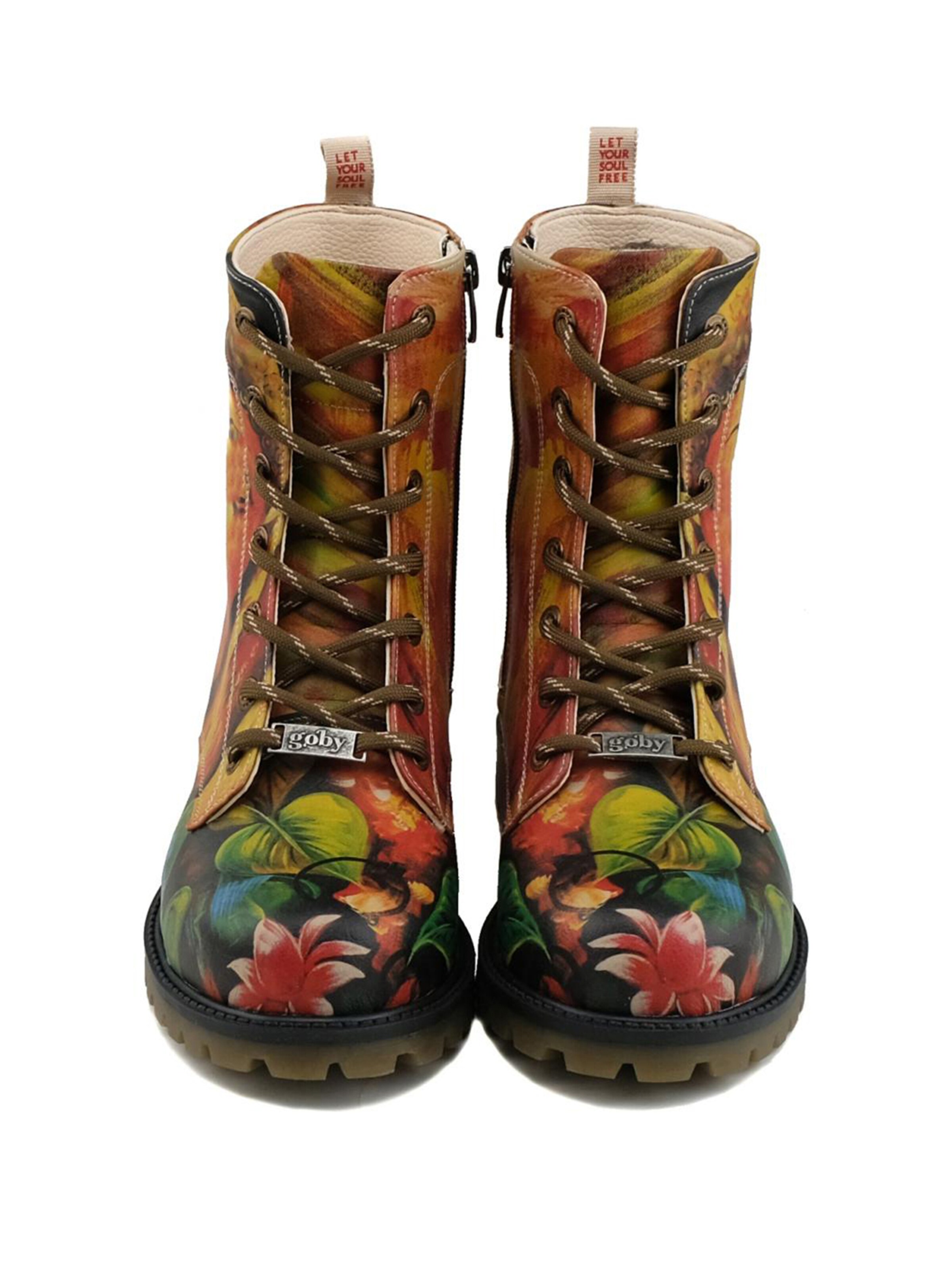 Goby Schnürstiefel 'Goby MAT101'‌‌‌‌‌‌ in Mischfarben