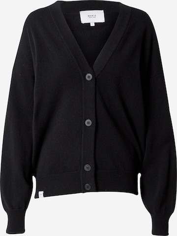 MAKIA Knit Cardigan 'Dana' in Black: front