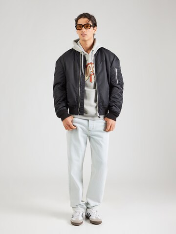 Bluză de molton 'North Cali' de la Superdry & Co pe gri