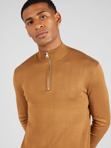 Only & Sons Sweater 'WYLER' in Brown