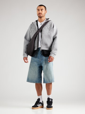 WEEKDAY - Sudadera con cremallera 'Simon' en gris