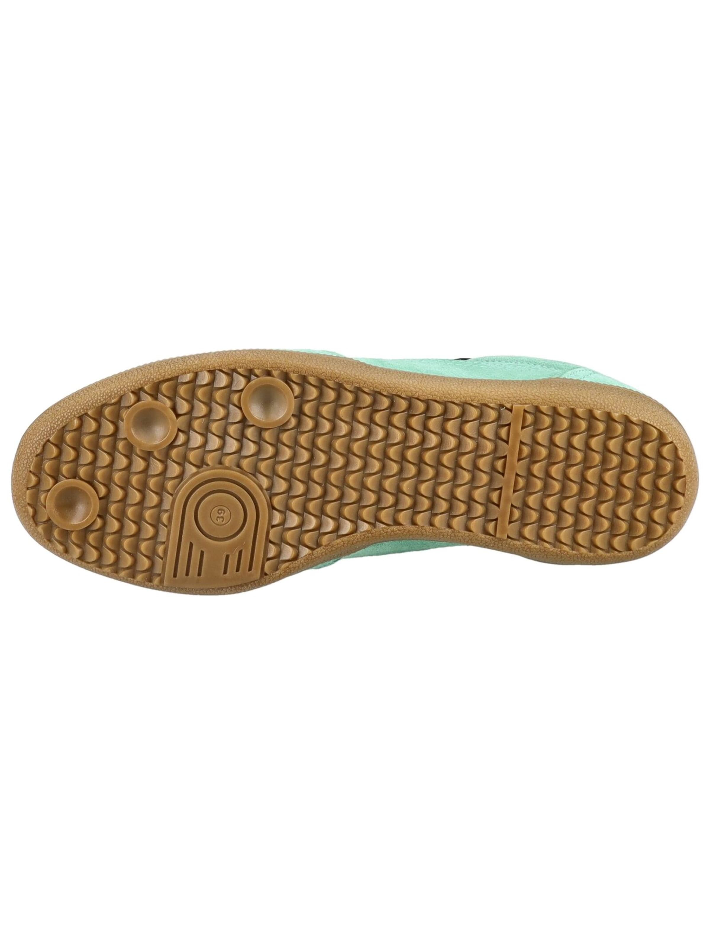 Baskets basses LAZAMANI en vert