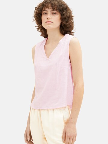 TOM TAILOR - Blusa em rosa