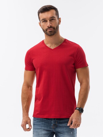 Ombre Shirt 'S1369' in Rot: predná strana