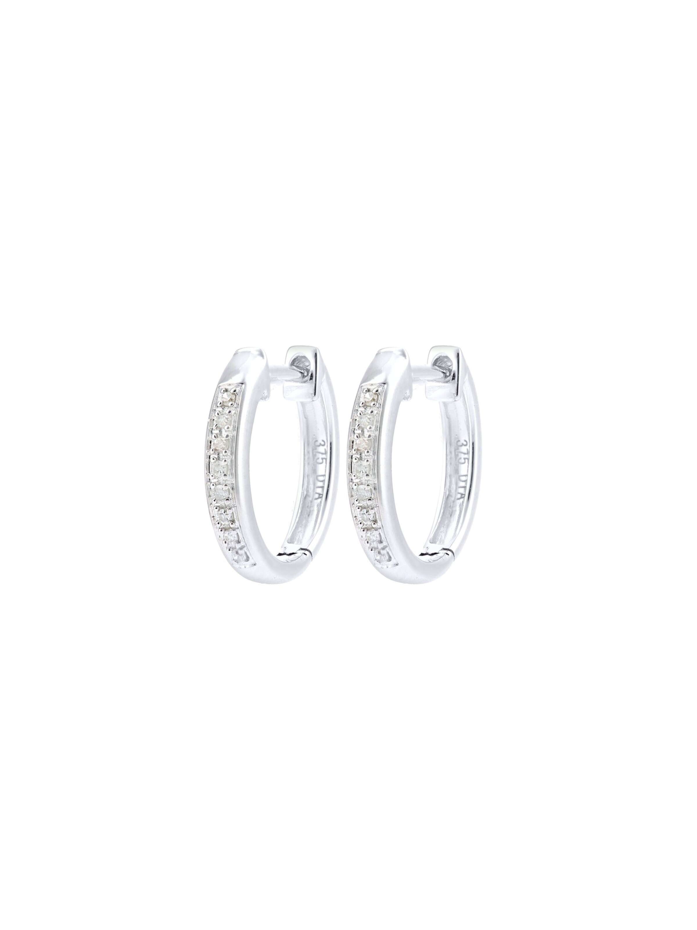 DIAMANT LETERNEL Oorbellen in Zilver: voorkant
