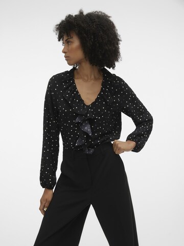 VERO MODA Blouse 'VIDA' in Zwart