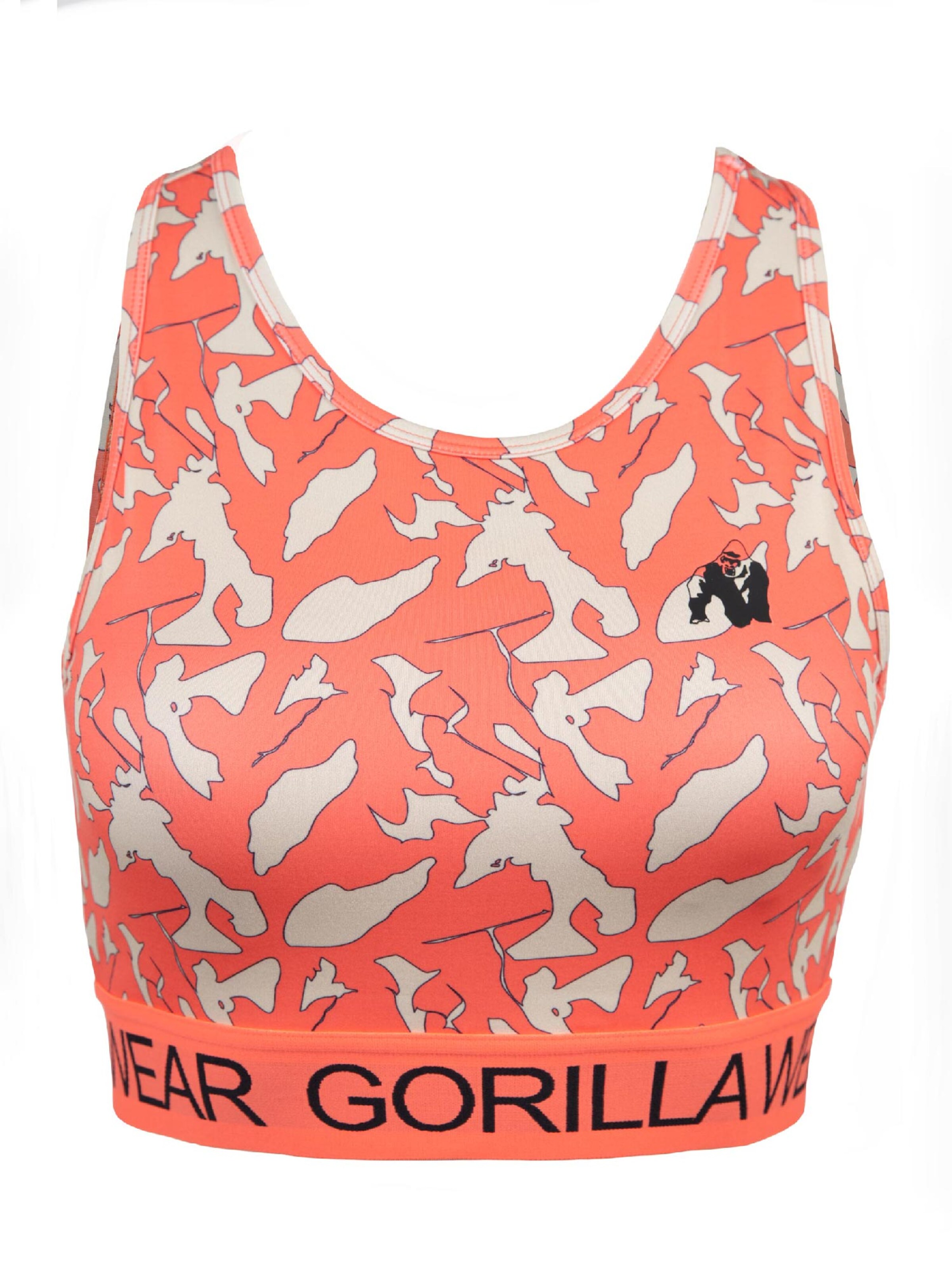 Top sportivo 'Osseo' di Gorilla Wear in arancione: frontale