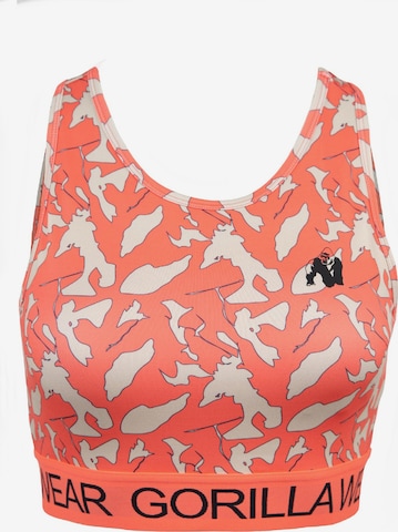 Top sportivo 'Osseo' di Gorilla Wear in arancione: frontale