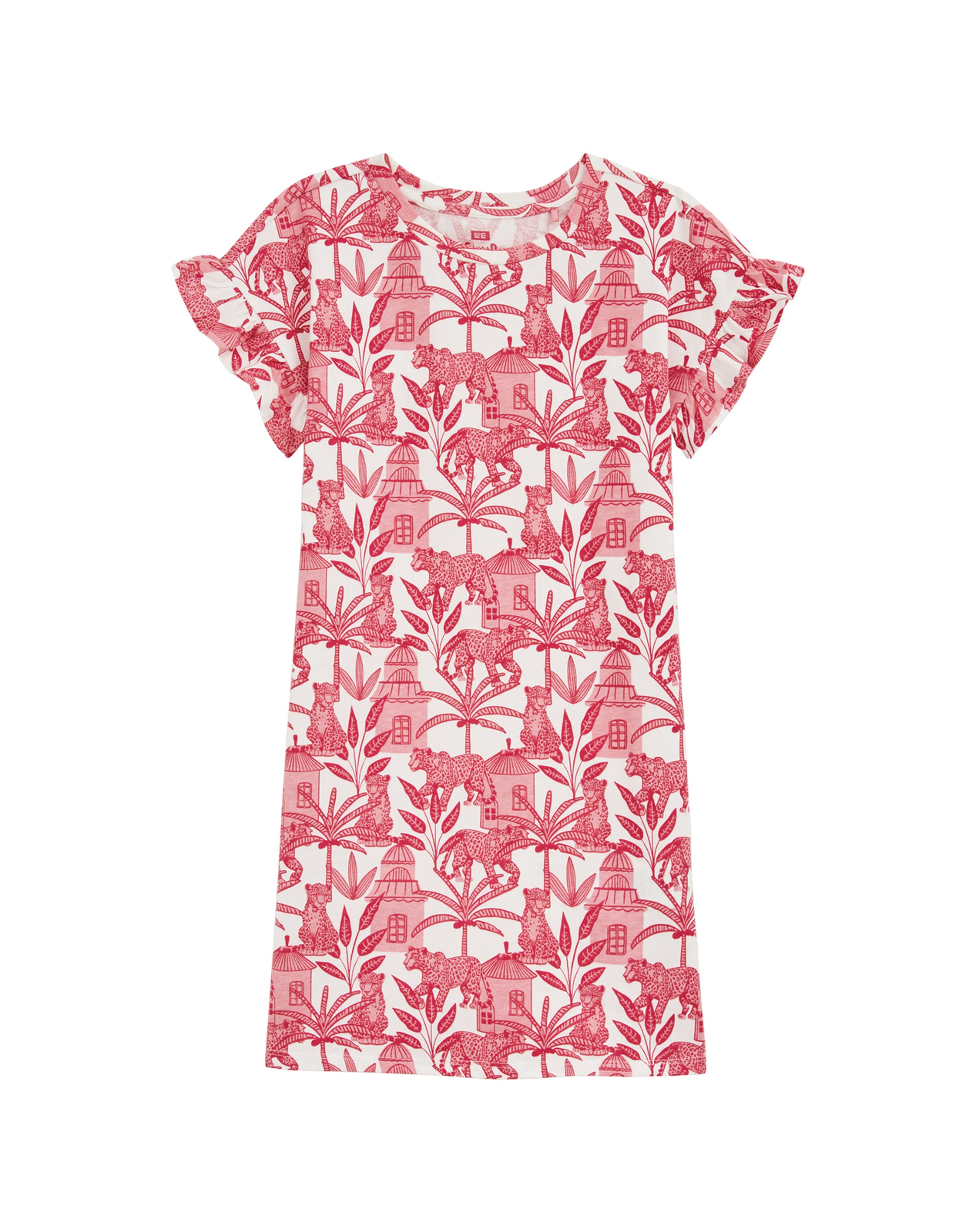 Chemise de nuit WE Fashion en rose : devant