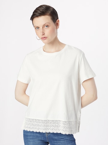 ESPRIT T-shirt i vit: framsida