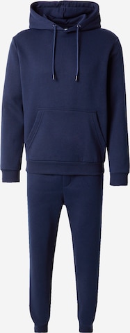 JACK & JONES Joggingdragt 'JJEBRADLEY' i blå: forside