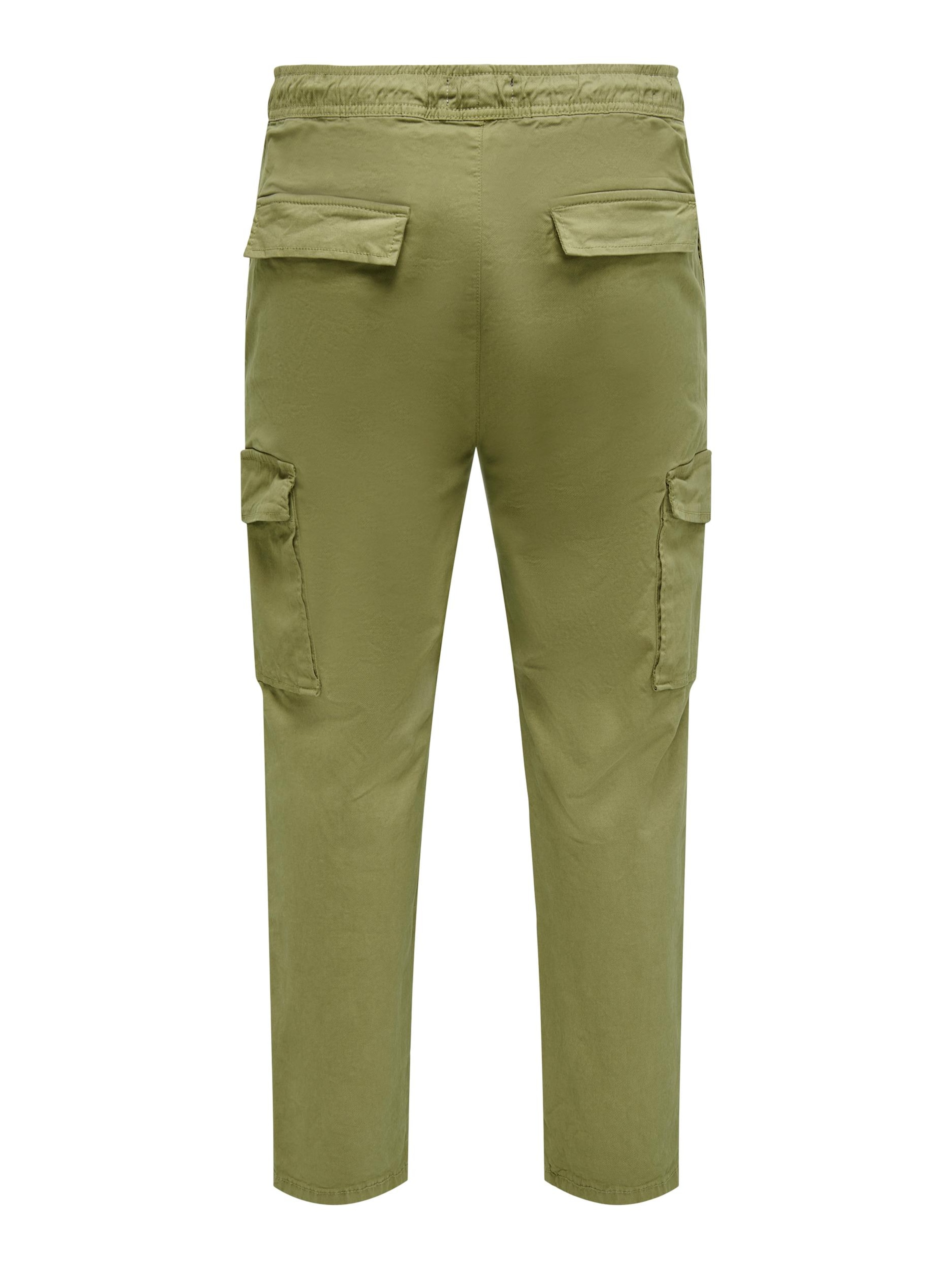 Only & Sons Tapered Hose in Grün