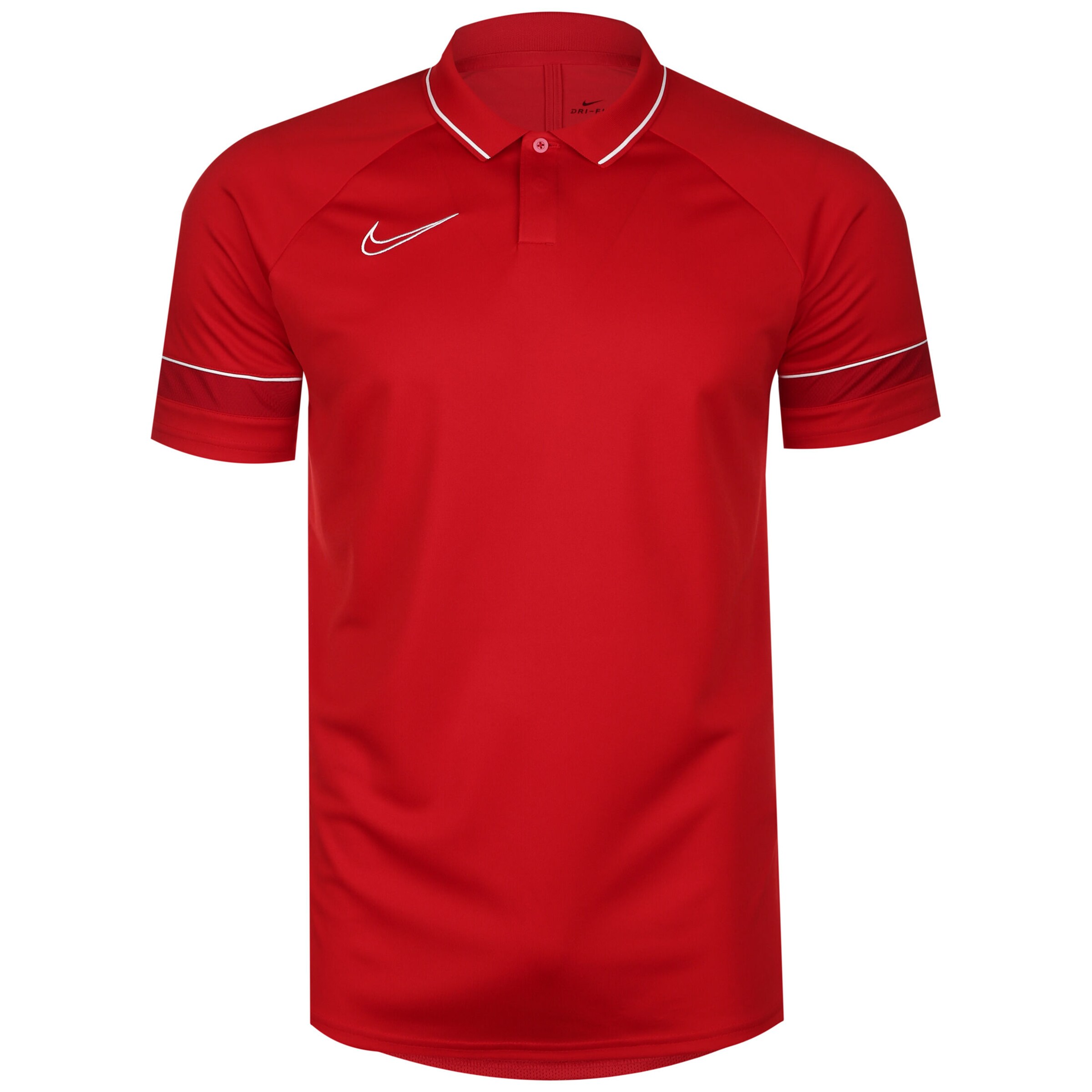 NIKE Sportshirt 'Academy' in rot / rubinrot / weiß, Produktansicht