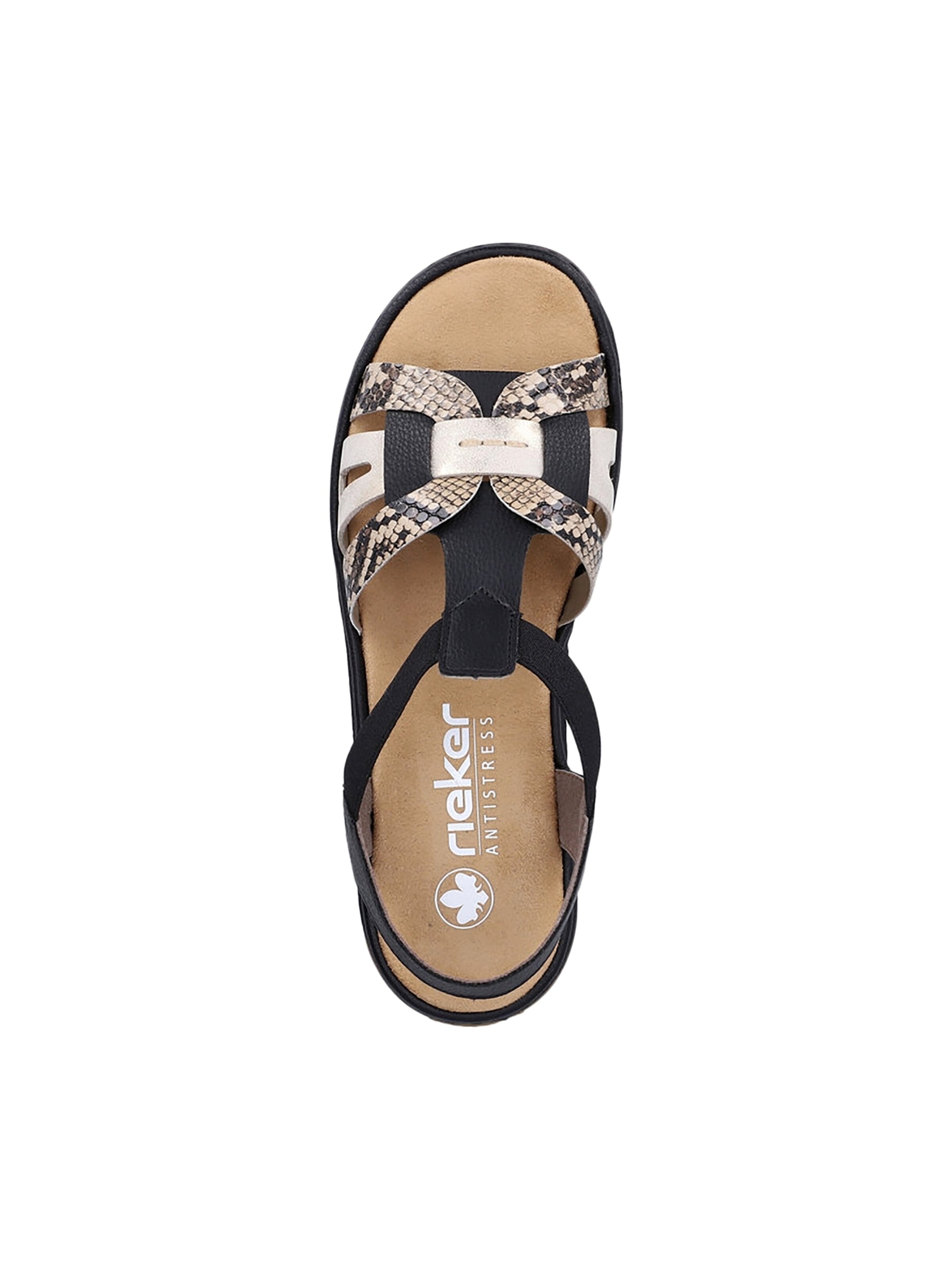 Rieker - Sandalias en negro